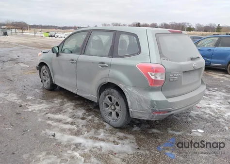 2015 Subaru Forester 2.5I из США, поврежденный, VIN JF2SJAAC8FH537053